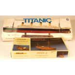 Titanic Kit, Entex Titanic kit 1-350 scale, made for the Titanic Society, and a Dikar Dandy 11 1-