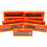 Hornby (China) 00 Gauge SR Maunsell green Coaching Stock, comprising 4297 A and B, 4298 A and B,