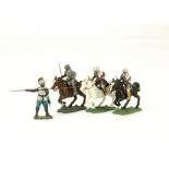 Britains / Herald plastic ECW figures comprising mounted Roundheads (4), Pike men (2) and swordsman,