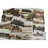 A Collection of Lancashire & Yorkshire Railway-published Postcards, approx. 65 assorted cards issued