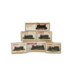 Continental N Gauge DB Steam Tank Locomotives by Fleischmann and Arnold, comprising ref 7094, a 0-