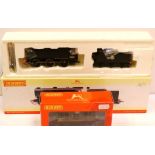 Hornby (China) 00 Gauge Q1 Steam Locomotives, R2343 SR C8 and R2355A BR '33017' together with