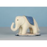 A Steiff Limited Edition Felt elephant 1880, made exclusively for Margarete Steiff's birthplace,