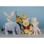 Steiff Limited Edition Winnie the Pooh and friends 1999 to 2002: comprising Winnie, 7773 of 10000;