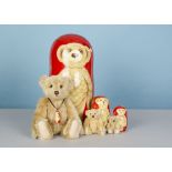 A Steiff Limited Edition Matrioschka Teddy Bear set, 53 of 750, in original box with certificate,