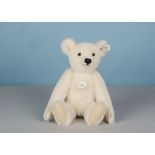 A Steiff Limited Edition white 1922 Teddy Bear, 111 of 5000, in original box with certificate, 2001