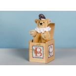 A Steiff Limited Edition Jack in the Box Teddy Bear, 164 of 3000, in original window box with