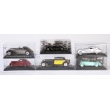 Modern Diecast, assorted scale models of European cars and commercial vehicles by IXO Models, Altaya