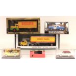 Classic Cars and Trucks, by GreenLight, SpecCast and others, including a Volvo 6x2 tanker, Unic