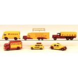 Pinder Circus Models by Various Makers, including a Mack Truck, Renault-Saviem, Citroen 11 and