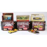Matchbox MOY and 'Coca-Cola' Series, in various scales, cars and commercial vehicles including a