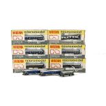 Wrenn Micromodel & Arnold Rapido N Gauge German Coaches, including a Wrenn No.310 1st Class Coach (