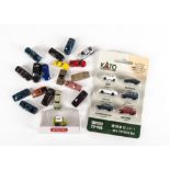 N Gauge Cars, diecast, plastic and handmade models, majority by Wiking, together with Tomytec, Kato