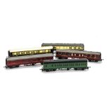 Tri-ang TT Gauge unboxed Coaches including Pullman Car, Pullman Car 'Eagle', VG, BR SR mainline (