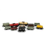 Tri-ang TT Gauge unboxed Rolling Stock, including two bogie Tankers, various 4-wheel Tankers, Hopper