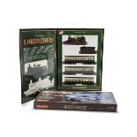 Bemo A1141-1144 Hom-12mm Gauge 1:87 Scale Swiss Narrow Gauge Rhaeatian Coach set, comprising four