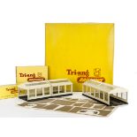 Tri-ang TT Gauge Turntable and various Lineside Buildings and Accessories, T45 Hand operated