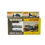 Wrenn Micromodel N Gauge Electric Train Set, including locomotive, carriages and rolling stock,