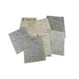 Ivor Novello/Olive Gilbert, twelve hand-written letters from Olive Gilbert (actress) to Dorothy sent