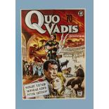 Various Film Posters, Quo Vadis ( Spanish One Sheet), A Gathering Of Eagles (UK Quad), The Spanish