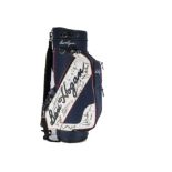 Autographed Golf Bag, a brand new Ben Hogan golf bag that was situated in the British Airways Lounge