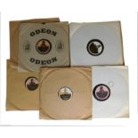 Tauber, 96 Odeon, acoustic and electric, and 36 Parlophone, in 5 cartons