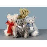 Four Steiff Limited Edition Teddy Bears: Margarete, 235 of 1500, for the Doll and Teddy Bear Weekend