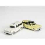 Quiralu Simca Marly Ambulance, white body, blue cross to roof, spun hubs, white tyres, VG-E, Simca