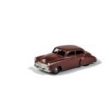 Gasquy 1949 Chevrolet Styleline, dark red body, silver detailed hubs, VG, flat spots to tyres,