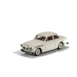 A Tekno 810 Volvo Amazon, white body, red interior, plated steel convex hubs, E, THIS LOT ATTRACTS