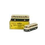 A Dinky Toys 29h Duple Roadmaster Coach Trade Box, containing two 29h Duple Roadmaster Coaches, both