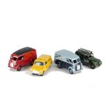 Dinky Toy Small Commercial Vehicles, 261 Telephone Service Van, 260 Royal Mail Van, 465 Morris