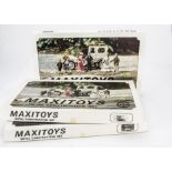 JBN Maxitoys Vehicle Construction sets, 6206 Tourer Sun Roof Benz in black, 6204 Limousine Benz in