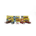 Corgi Toys 330 Porsche Carrera 6, 332 Lancia Zagato, 263 Marlin Rambler, 230 Mercedes-Benz 220 SE