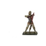 Richard Courtenay No. 19 foot knight figure with modified arms, depicting Robert Sieur de