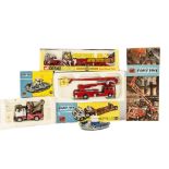 Corgi Major Toys, 1127 Simon Snorkel Fire Engine, 1143 American La France Aerial Rescue, 1119