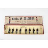 Britains set 2090 Royal Irish Fusiliers, at attention, No. 1 dress, restrung in ROAN box, VG in F