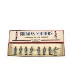 Britains set 117 Egyptian Army Infantry (Review order), restrung in ROAN box, VG in G box,