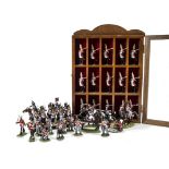 Lot of 40mm Wargaming figures painted to a high standard, consisting of loose British infantry (