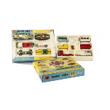 Corgi Toys Gift Sets, GS24 Commer Constructor Set, GS37 Lotus Racing Team, in original boxes, P-