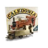 An O Gauge Live Steam 'Caledonia' 0-6-0T Locomotive Kit/Project by Lindale Models, partially made-