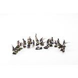 Lot of 25mm French Napoleonic infantry wargaming figures painted to a high standard (208), VG,