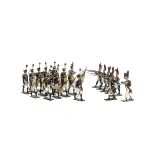 Recast Lucotte French Napoleonic Line Infantry, (11 inc officer, bugler / drummer, and standard