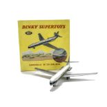 A Dinky Supertoys 997 Caravelle SE 210 Airliner, in original box, missing card support, VG, box F