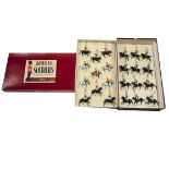 Britains set 9405 Household Cavalry Musical Ride, 23 pcs, restrung in ROAN box, VG in VG box, a