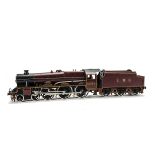 A Finescale O Gauge LMS 'Jubilee' Locomotive and Tender by Metropolitan (Switzerland), in lined