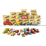 Matchbox Superfast, including 61 Blue Shark, 42 Tyre Fryer, 72 Hovercraft, 28 Mack Dump Truck, 39