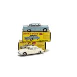 A Dinky Toys 177 Opel Kapitan, light blue body, red interior, 269 Jaguar Motorway Police Car,