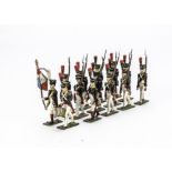 Lucotte French Napoleonic Chasseurs de la Garde, pre WW1 versions, but various paint styles etc,