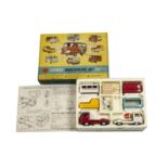 A Corgi Toys Gift Set 24 Commer Constructor Set, 2 cab chassis units, 4 interchangeable bodies,